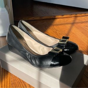 Cole Hann Kitten Block Heels with Bow